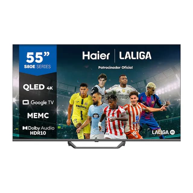 Imagen de Haier H55S80EUX TV QLED 55" 4K Smart UHD HDR en OfertitasTOP
