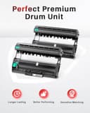 Thumbnail 3 de Halloya DR2400 Tambor para Brother 👕 HL-L2310D y más (2 Pack)