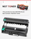 Thumbnail 7 de Halloya DR2400 Tambor para Brother 👕 HL-L2310D y más (2 Pack)