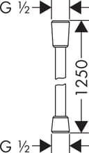 Thumbnail 6 de Hansgrohe Isiflex Flexo Cromo 1,25m 🚿