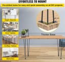Thumbnail 5 de Happybuy Patas de Mesa de Acero, Ajustables y Resistentes 🛠️