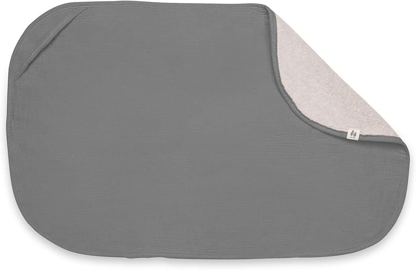 hauck Funda Cambiador Bebe 69x44 cm — Topper muselina y rizo