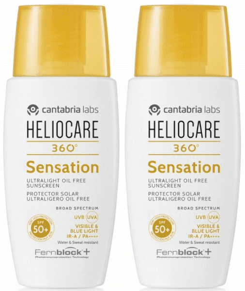 Imagen de Heliocare 360 Sensation protector SPF50+ 2x50 ml 😊 en OfertitasTOP