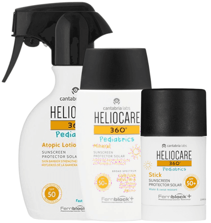 Imagen de Heliocare Pediatrics SPF50 Pack: Stick, Corporal y Mineral 🌞 en OfertitasTOP