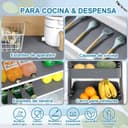 Thumbnail 3 de Hersvin Protector de Cocina 50cmx600cm 🛡️ Alfombra EVA Gris Gran Diamante