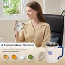 Thumbnail 1 de 🫖 Hervidor eléctrico 350ml 4 temperaturas portátil 300W apagado automático