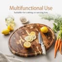 Thumbnail 3 de HEZHEN Tabla de Acacia para Cortar y Servir 🍽️