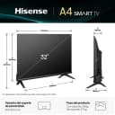 Thumbnail 1 de Hisense 32A4Q TV LED 80 cm HD Ready Smart TV