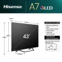 Thumbnail 1 de Hisense 43A7NQ 43" QLED 4K UltraHD Smart TV 📺