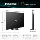 Thumbnail 3 de Hisense 75E8Q Televisión 75" 4K 144Hz Dolby Atmos