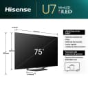 Thumbnail 1 de Hisense 75U7NQ TV MiniLED 75' UHD 4K, 120Hz