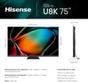Thumbnail 1 de Hisense 75U8KQ Mini-LED Smart TV 75" 🎥 Quantum Dot, Dolby Atmos