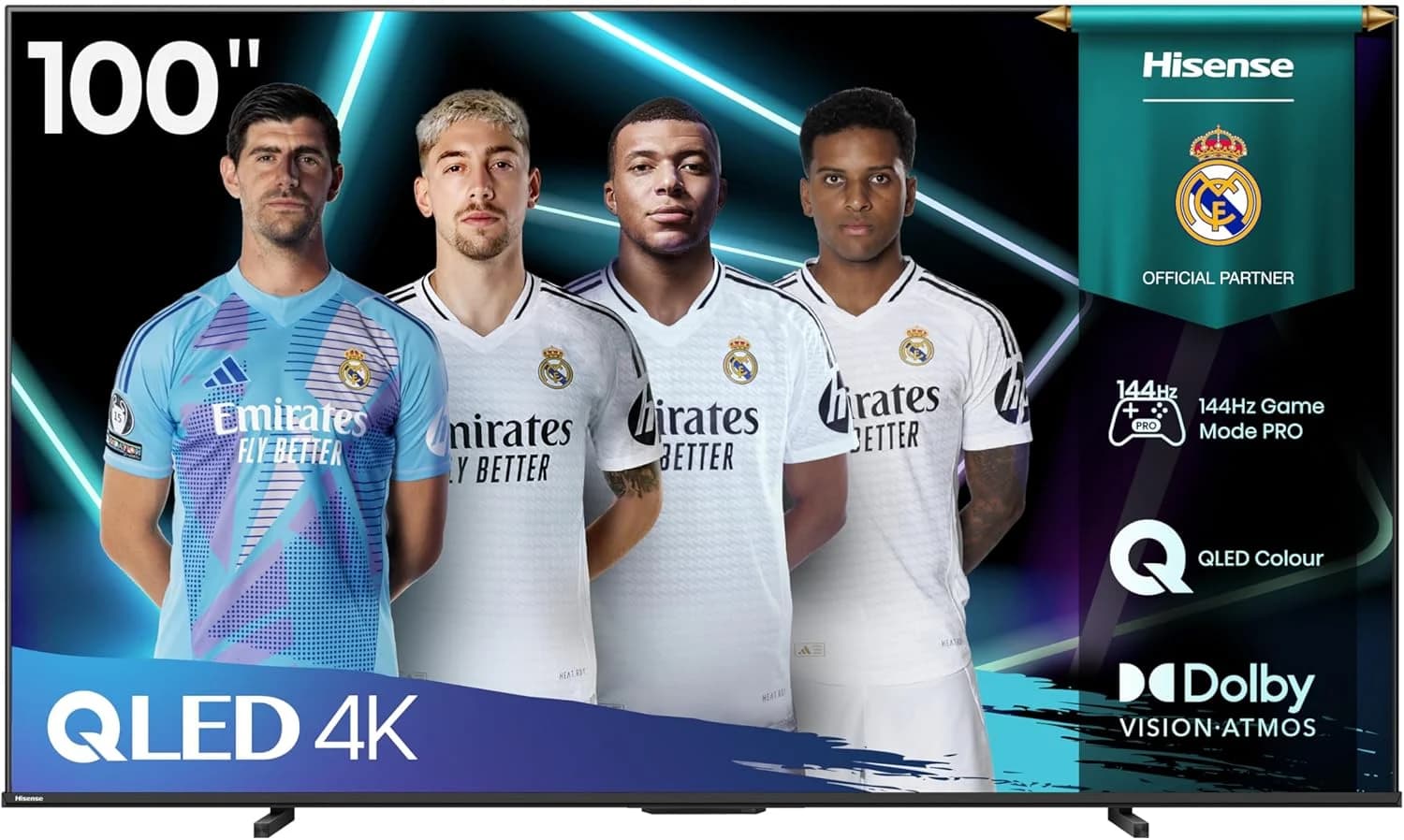 Imagen de Hisense QLED 100E7Q Pro 100" 4K 144Hz Gaming, Dolby Vision IQ 📺 en OfertitasTOP