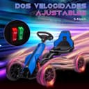 Thumbnail 3 de HOMCOM Go Kart Eléctrico Infantil 🚗 Velocidad Ajustable 12V Azul