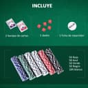 Thumbnail 2 de HOMCOM Maletín de Poker Profesional con Fichas y Cartas ♠️