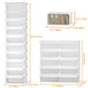 Thumbnail 2 de HOMIDEC Zapatero 10 Niveles Blanco 🥿 Organizador de zapatos