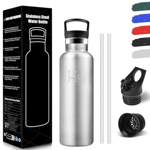 Imagen de HoneyHolly Botella Agua 500 ml acero 18/8 para niños 🥤 en OfertitasTOP