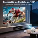Thumbnail 5 de HOVVIDA Proyector 2025 Portátil 4K WiFi Bluetooth 360°