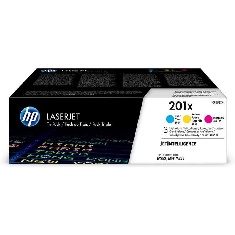 Imagen de HP 201X Tóner Original CMY, pack 3 📷 en OfertitasTOP