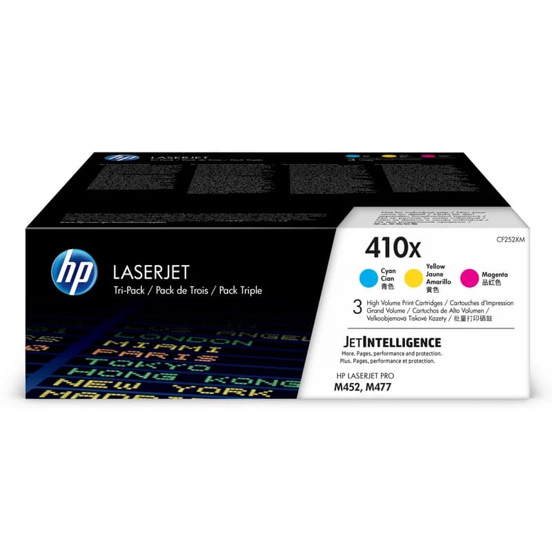 Imagen de HP LaserJet 410X Pack 3 tóners alta capacidad C/M/Y 🖨️ en OfertitasTOP