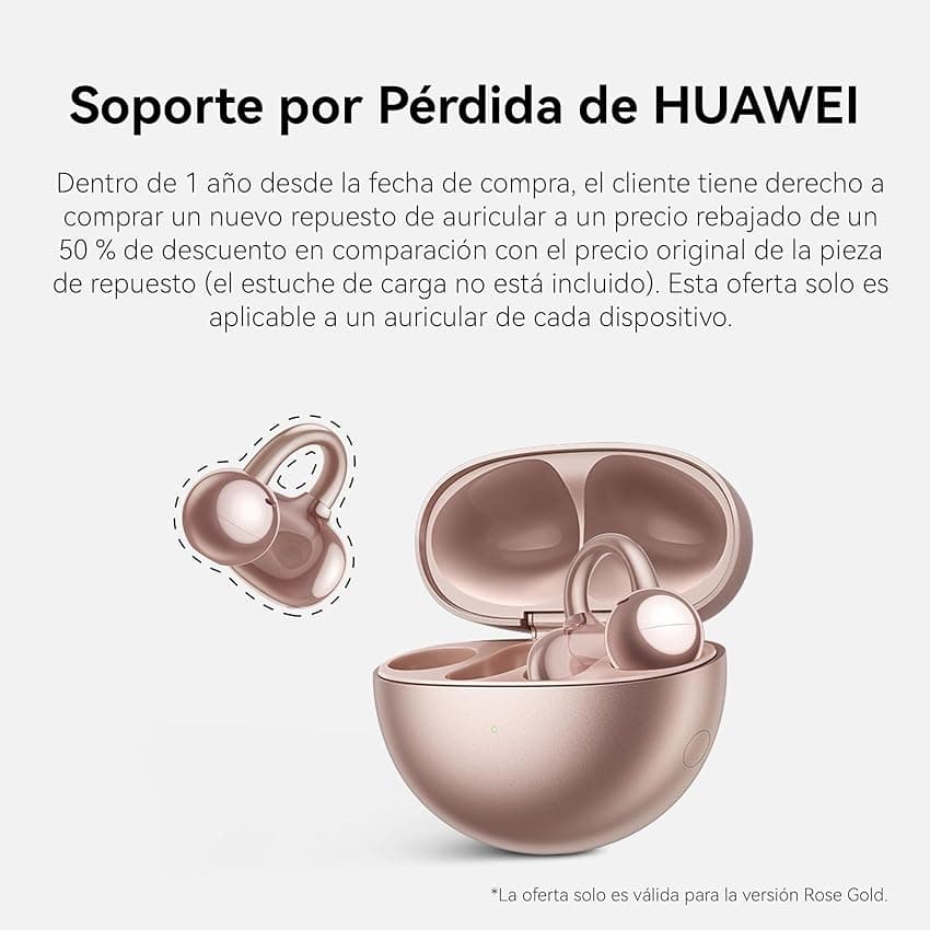 Imagen de HUAWEI FreeClip Auriculares open‑ear con cancelación IA 🎧 en OfertitasTOP