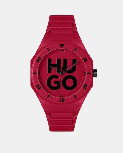 Imagen de Hugo 1530328 reloj hombre silicona rojo ⌚ en OfertitasTOP