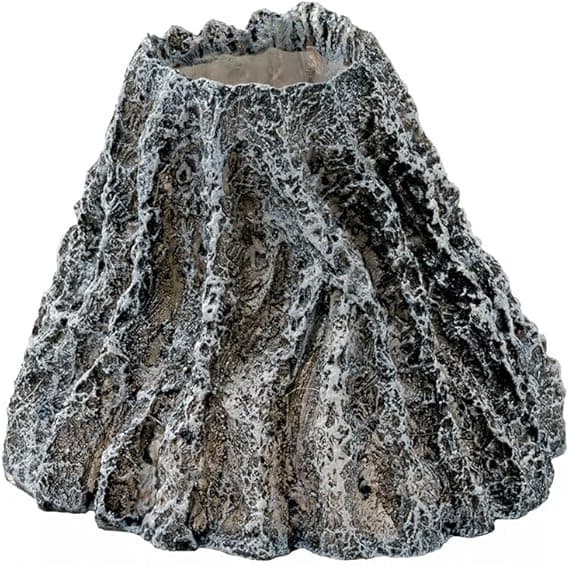 Hydor Volcán Decoración para Acuario, Resina No Tóxica 🌋