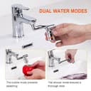 Thumbnail 3 de Ibergrif M91006 Aireador giratorio 1440° para grifo, 3 roscas 🎛️