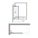 Thumbnail 2 de Ibermampara Módena CC mampara 8 mm, 196 cm vidrio