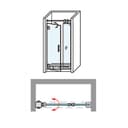 Thumbnail 4 de Ibermampara Orión mampara ducha 195 cm, 8 mm vidrio