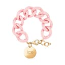 Thumbnail principal de ICE Jewellery Chain bracelet Pulsera malla rosa XL con medalla de oro 📿