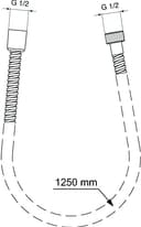Thumbnail 3 de Ideal Standard Idealrain Metalflex - Manguera de ducha 🚿 1,25 m
