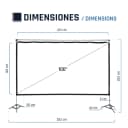 Thumbnail 2 de iggual Pantalla Exterior Portable 100" 221x124 cm 📺