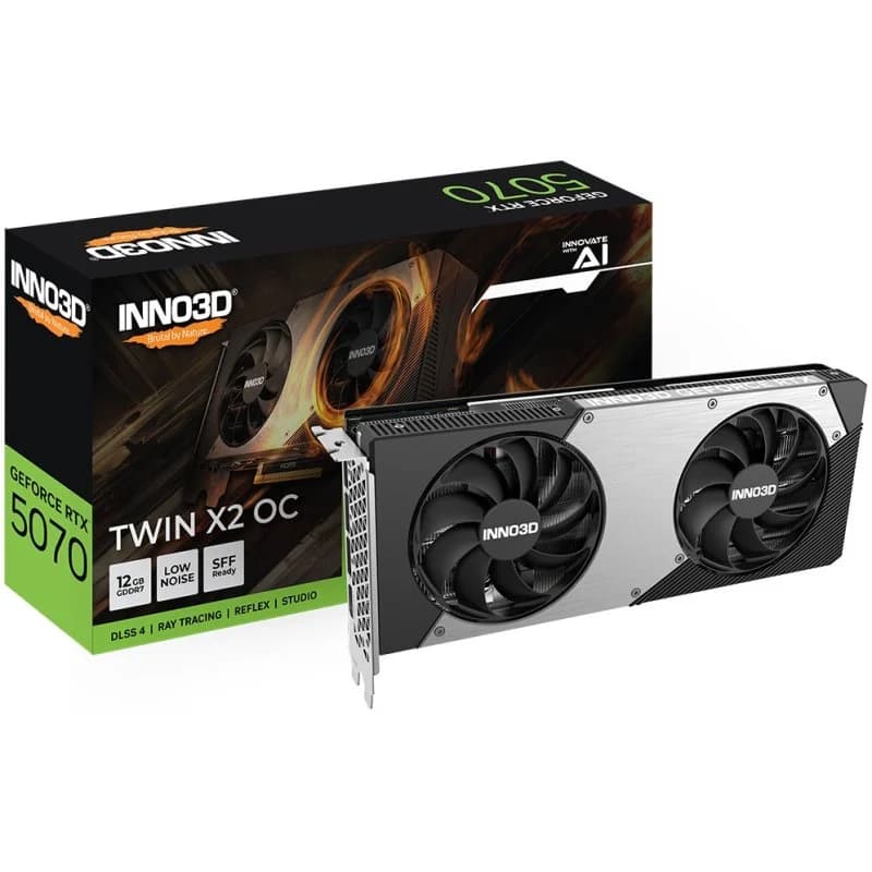 Imagen de Inno3D GeForce RTX 5070 TWIN X2 OC 12 GB GDDR7 🎮 en OfertitasTOP