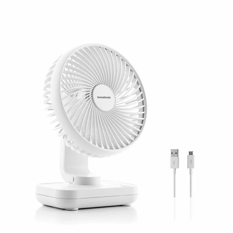 Imagen de Innovagoods Fanrec Ventilador de escritorio recargable 3600 mAh en OfertitasTOP