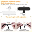 Thumbnail 3 de ivoler Cordon para Movil Universal Negro 📱