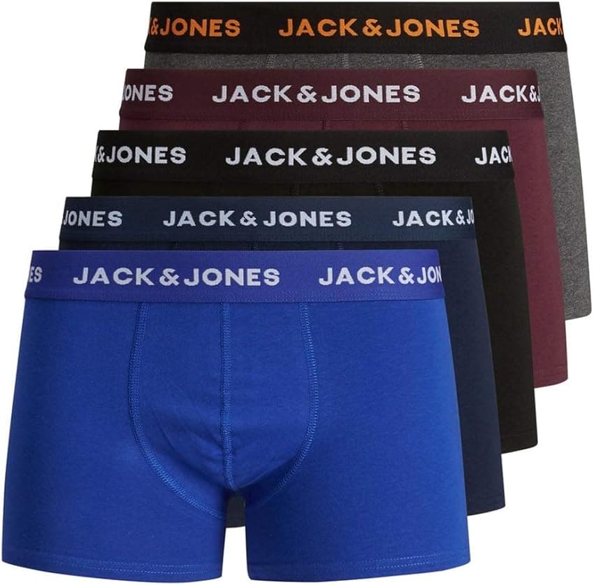 Imagen de Jack & Jones Jacblack Friday Trunks 5 Pack bóxer multicolor M 🩲 en OfertitasTOP