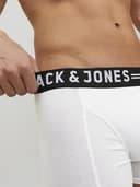 Thumbnail 6 de JACK & JONES SENSE TRUNKS 3-Pack bóxer blanco, S 👙