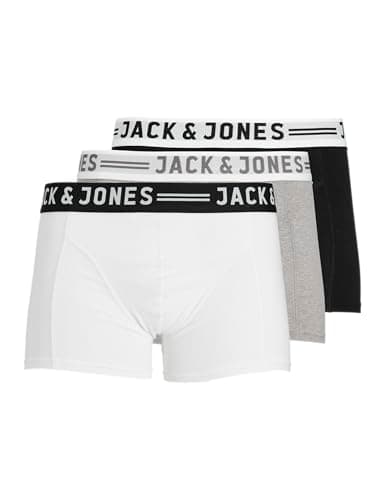 Imagen de JACK & JONES SENSE TRUNKS 3‑pack bóxer gris, talla L 👖 en OfertitasTOP