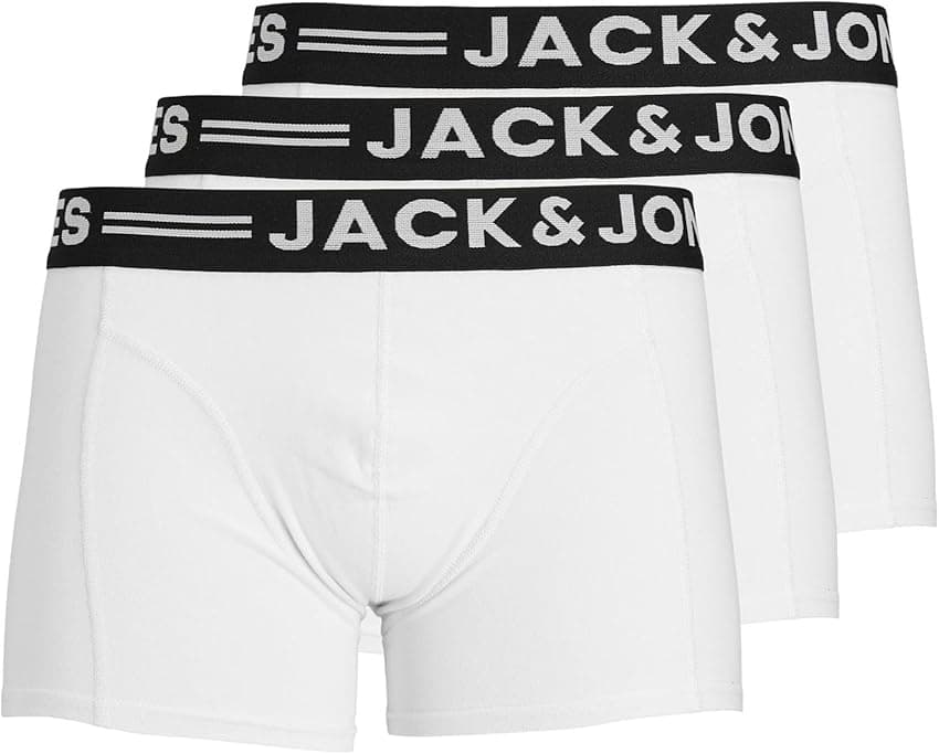 Imagen de JACK & JONES SENSE TRUNKS Bóxer pack 3, talla X-Large 👖 en OfertitasTOP