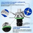 Thumbnail 2 de Javonix Cuchillas TM5 y TM6 🔪 Acero SUS304 con Junta