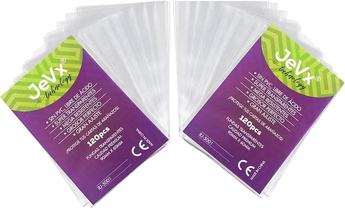 JEVX 240 Fundas para Virus 🔒 Juego de Cartas a Medida, 90x60mm