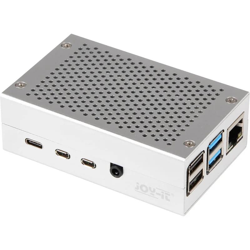 Imagen de Joy-It RB-AlucaseP4+01 Carcasa aluminio para Raspberry Pi 4 B 🖥️ en OfertitasTOP