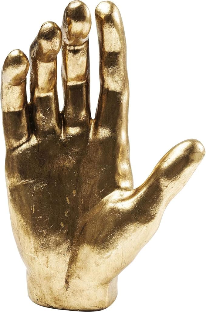 Kare Design Mano Oro, Escultura Decorativa, 35cm 🖐️