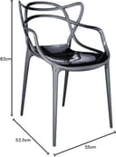 Thumbnail 1 de Kartell Masters Titanio, set de 2 🪑