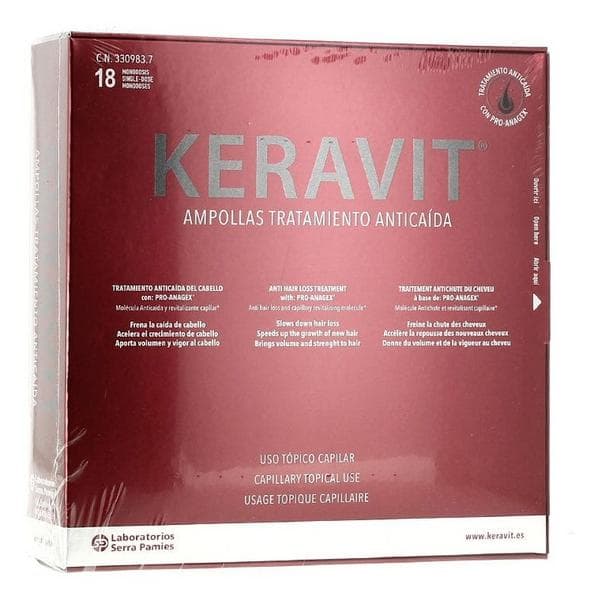 Imagen de Keravit Tratamiento Anticaída 18 Ampollas 6 ml 💇‍♀️ en OfertitasTOP