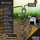 Thumbnail 1 de KESSER® Anclajes de suelo inox 4 piezas para jardín 🛠️