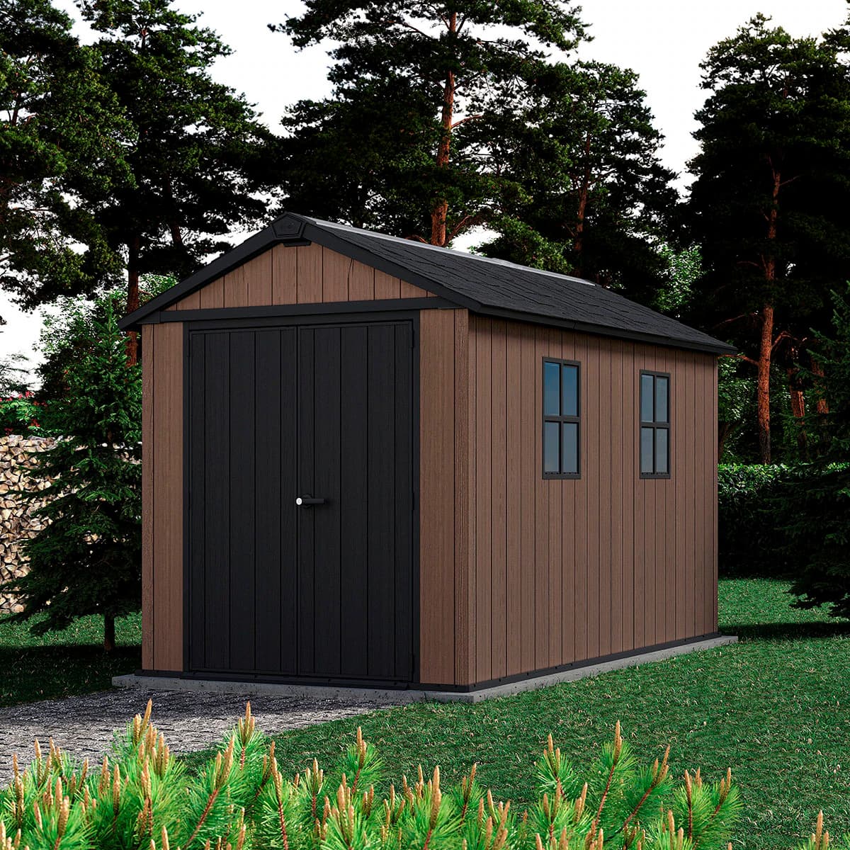 Keter NewtonPlus7511/1175 Evotech Brown caseta de jardín 📦