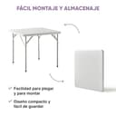 Thumbnail 5 de KG KITGARDEN Mesa plegable portátil 84×84×74 cm 📦
