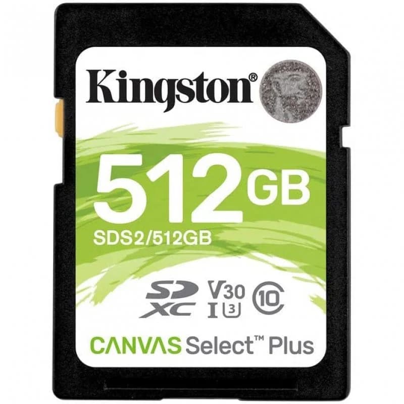 Imagen de Kingston Canvas Select Plus SDXC 512 GB Clase 10 📷 en OfertitasTOP